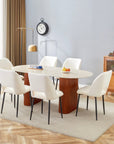 TABLE REPAS ROXY 160X90 NOISETTE