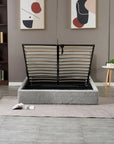 LIT COFFRE MAIA COTELE GRIS 140X190
