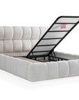 LIT COFFRE PRMIUM BEIGE 160X200