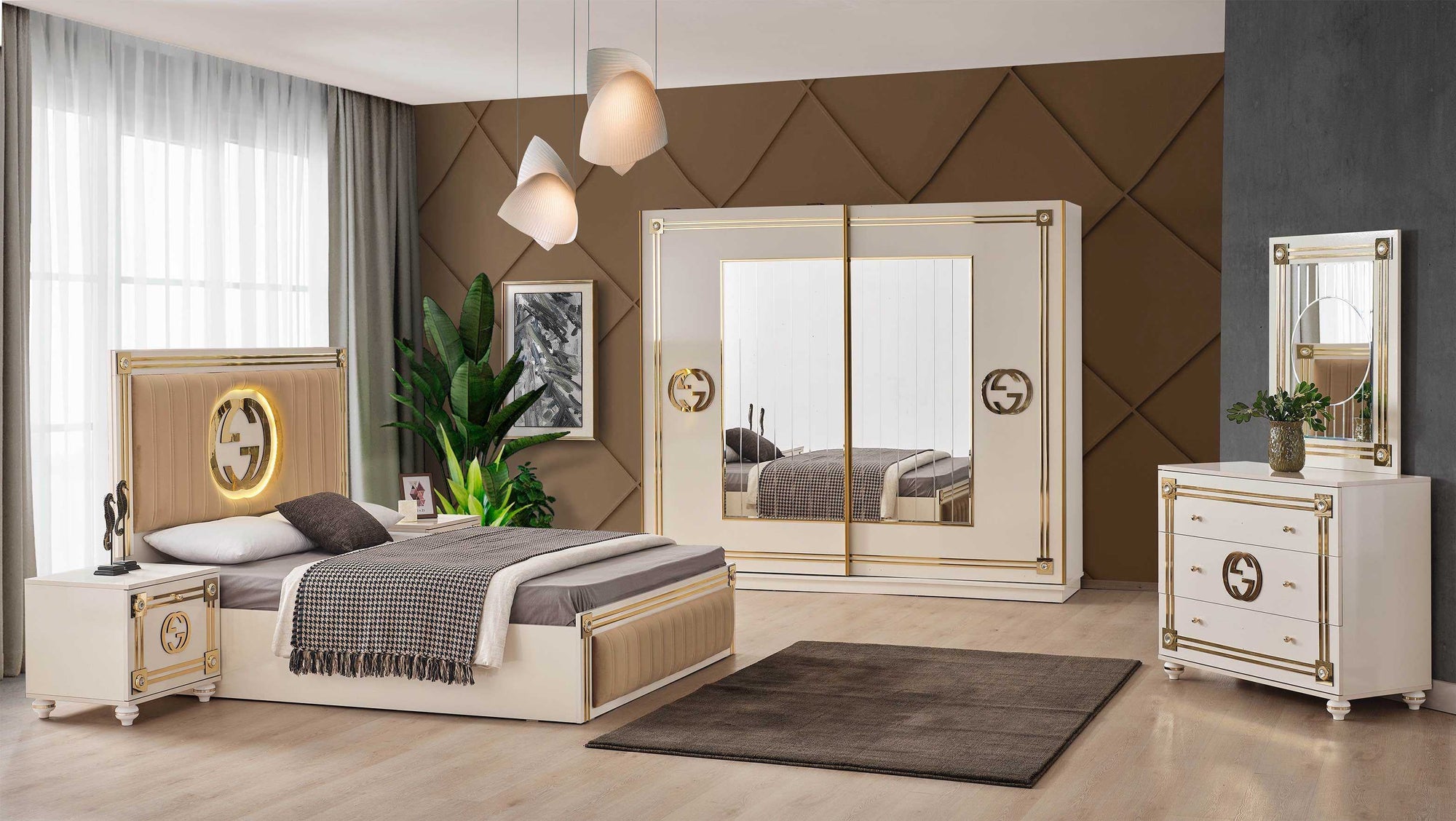 Chambre à coucher Gugi Gold