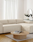 CANAPE D'ANGLE MORIS BEIGE