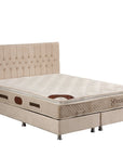 LIT COFFRE HUGO BEIGE 160X200