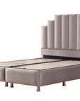 LIT COFFRE NATURA GRIS 160x200cm