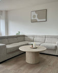 CANAPÉ D'ANGLE KAROLA RÉVERSIBLE MARBELLA BEIGE 260X260