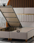 LIT COFFRE ESTELLE BEIGE