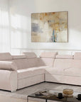 Canapé d’angle convertible BOSTON BEIGE