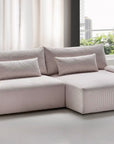SALON D'ANGLE GINGER REVERSIBLE COFFRE DE RANGEMENT