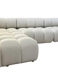 Canapé RITZ MODULABLE 3 + 1 3D BEIGE ET NOIR