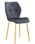Chaise COQUILLAGE PIED GOLD BEIGE, TAUPE, ANTHRACITE, NOIR, VERT SAPIN