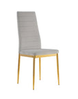 Lot de chaises TOLIA gold velours