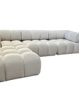 Canapé RITZ MODULABLE 3 + 1 3D BEIGE ET NOIR