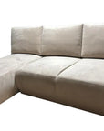 Canapé DYONISOS VELLUTO D'ANGLE BEIGE